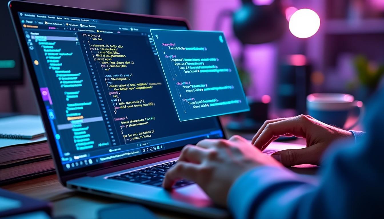 découvrez mistral code, l’assistant ia innovant qui facilite la programmation. générez, optimisez et comprenez votre code sans effort grâce à l’intelligence artificielle signée mistral.