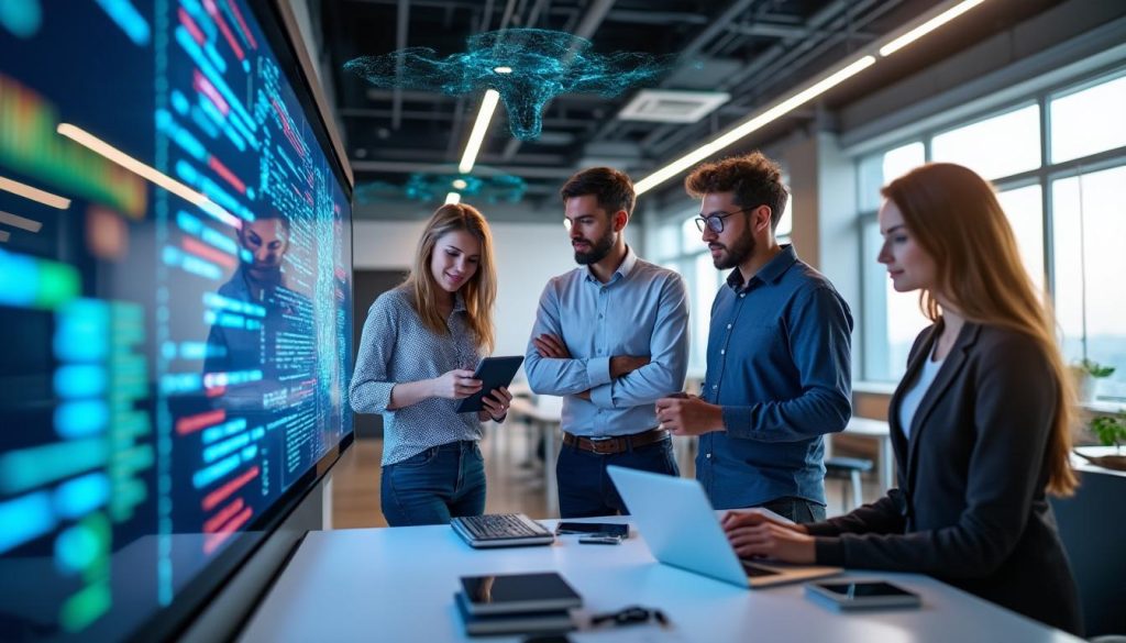 découvrez comment l'intelligence artificielle révèle le succès surprenant des petites équipes, transformant les défis en opportunités innovantes.
